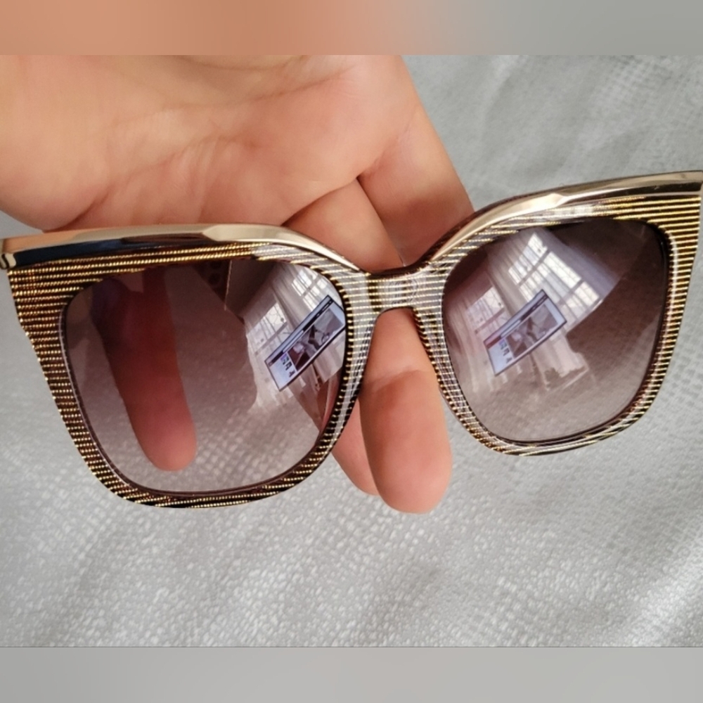 New MCM sunglasses red lurex  new
